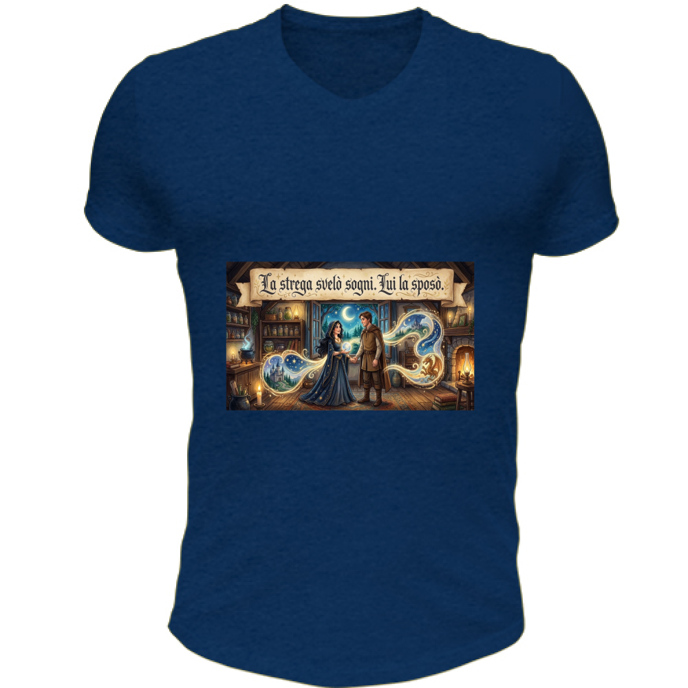 T-Shirt Unisex Scollo V Strega