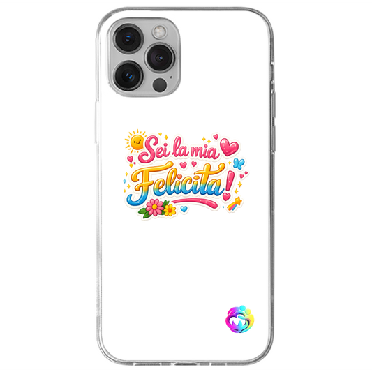Cover Gomma iPhone 13 Pro Max "Felicità"
