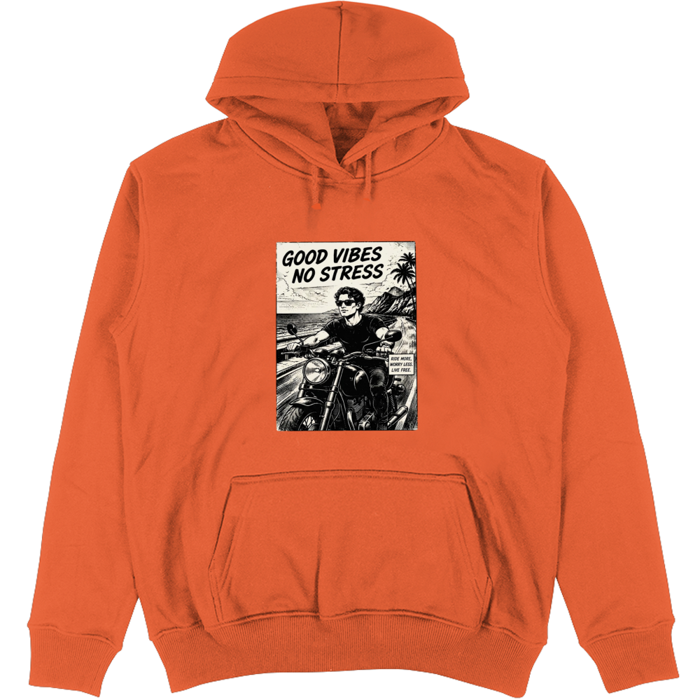 Felpa Unisex con Cappuccio Good Vibes