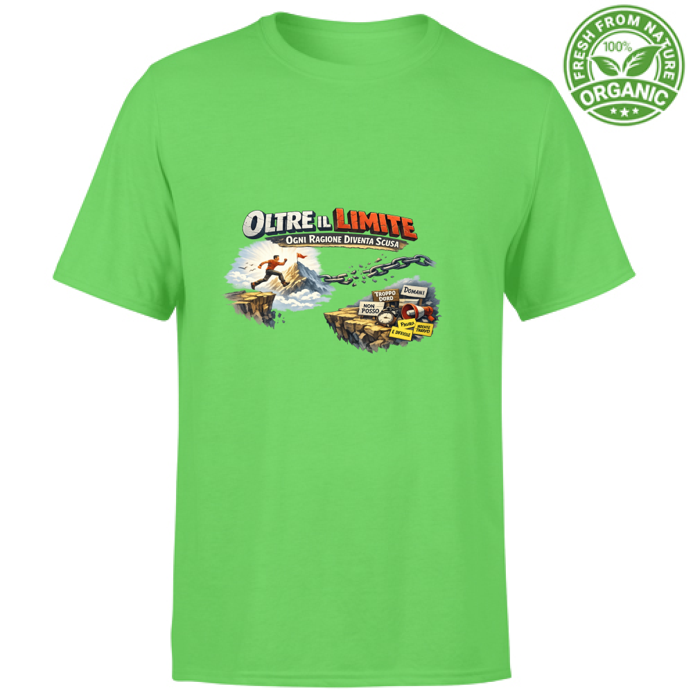 T-Shirt Unisex Organic Oltre il limite