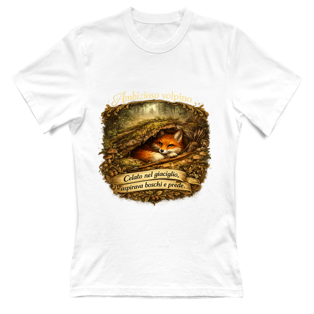T-Shirt Donna Ambizioso volpino