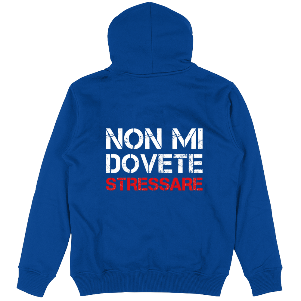 Felpa Unisex con Cappuccio NO STRESS