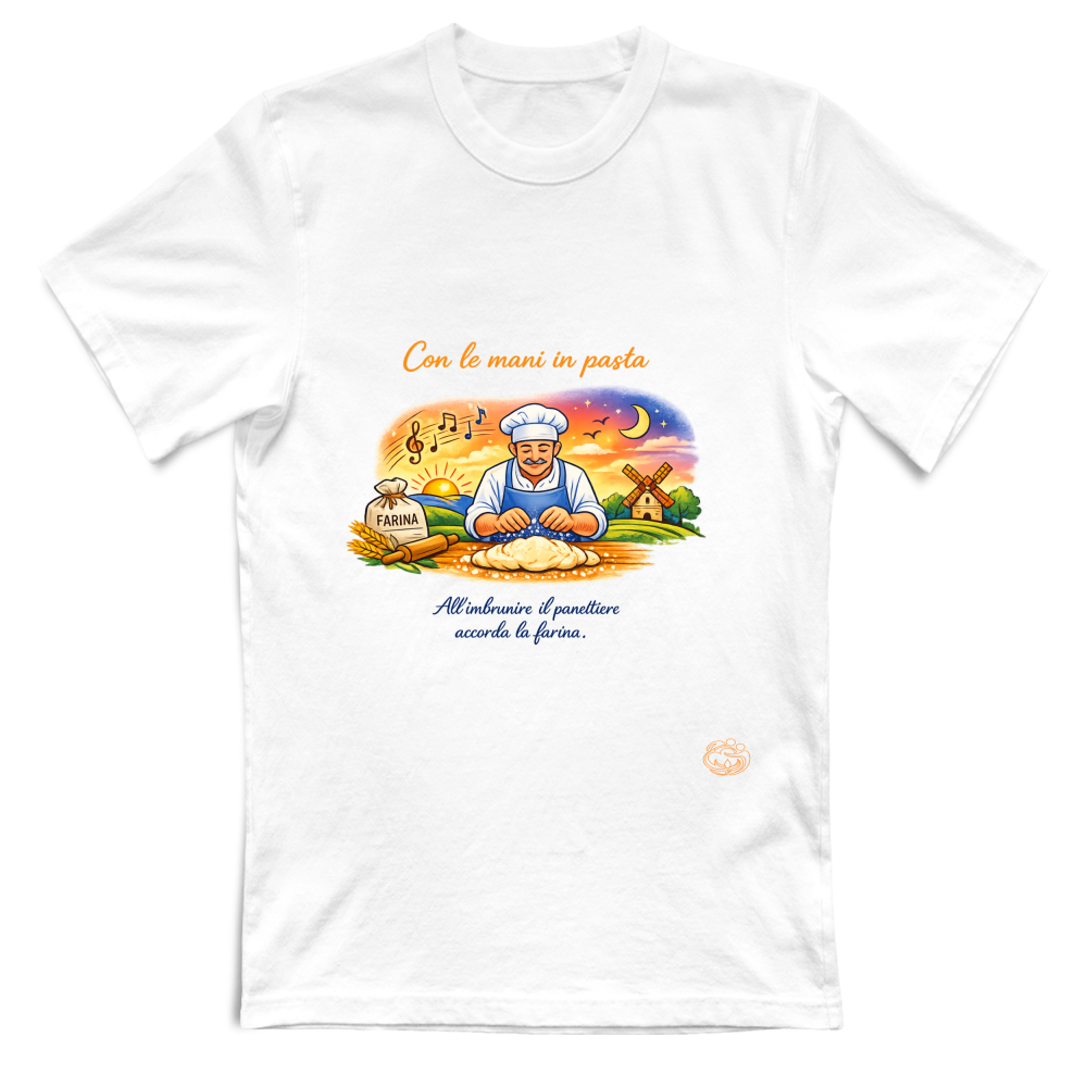 T-Shirt Bambino Con le mani in pasta.