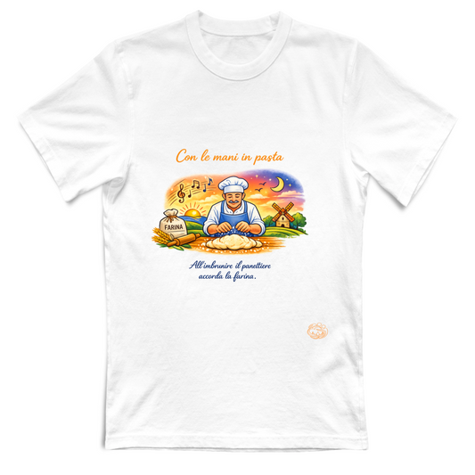 T-Shirt Bambino Con le mani in pasta.