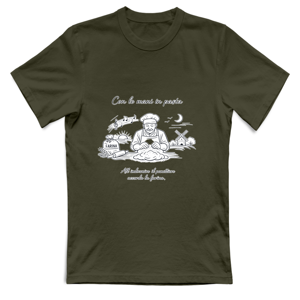 T-Shirt Unisex Con le mani in pasta