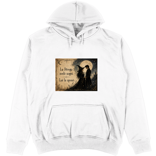 Felpa Unisex con Cappuccio Strega