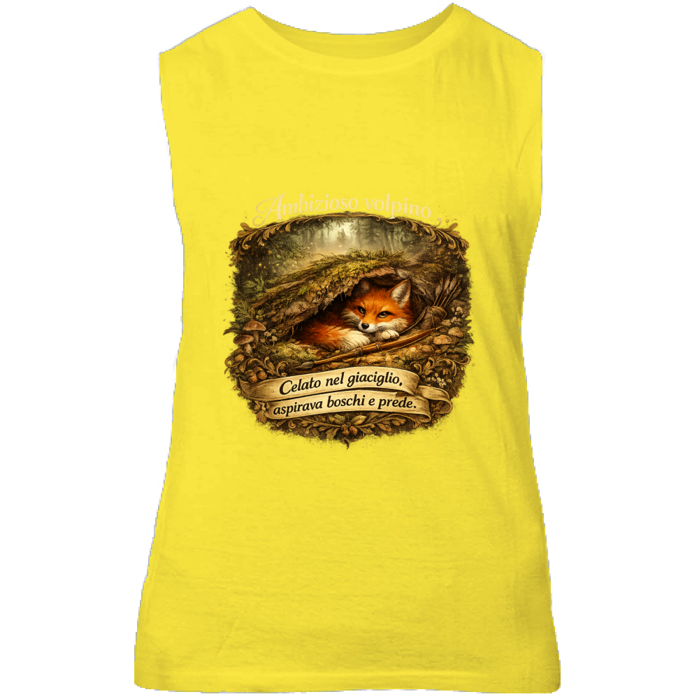 Canotta Unisex Ambizioso volpino