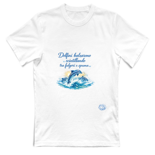 T-Shirt Bambino Delfini