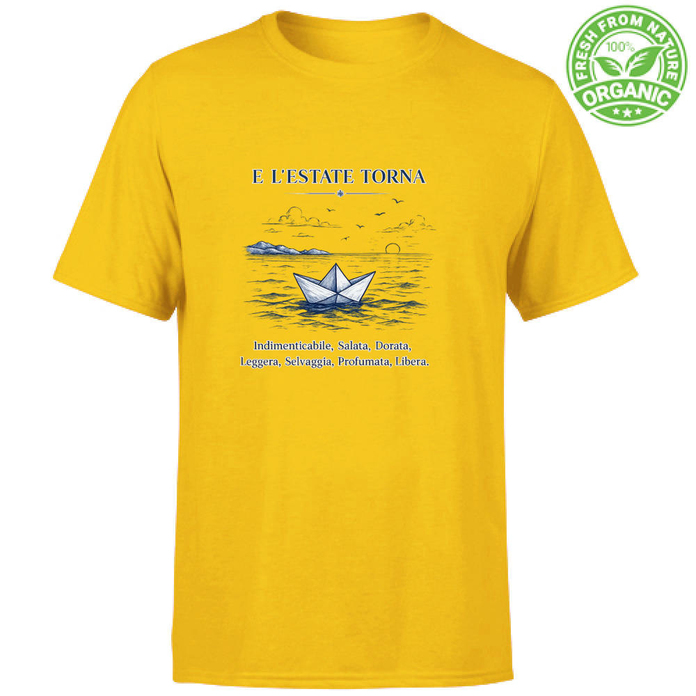 T-Shirt Unisex Organic Estate torna