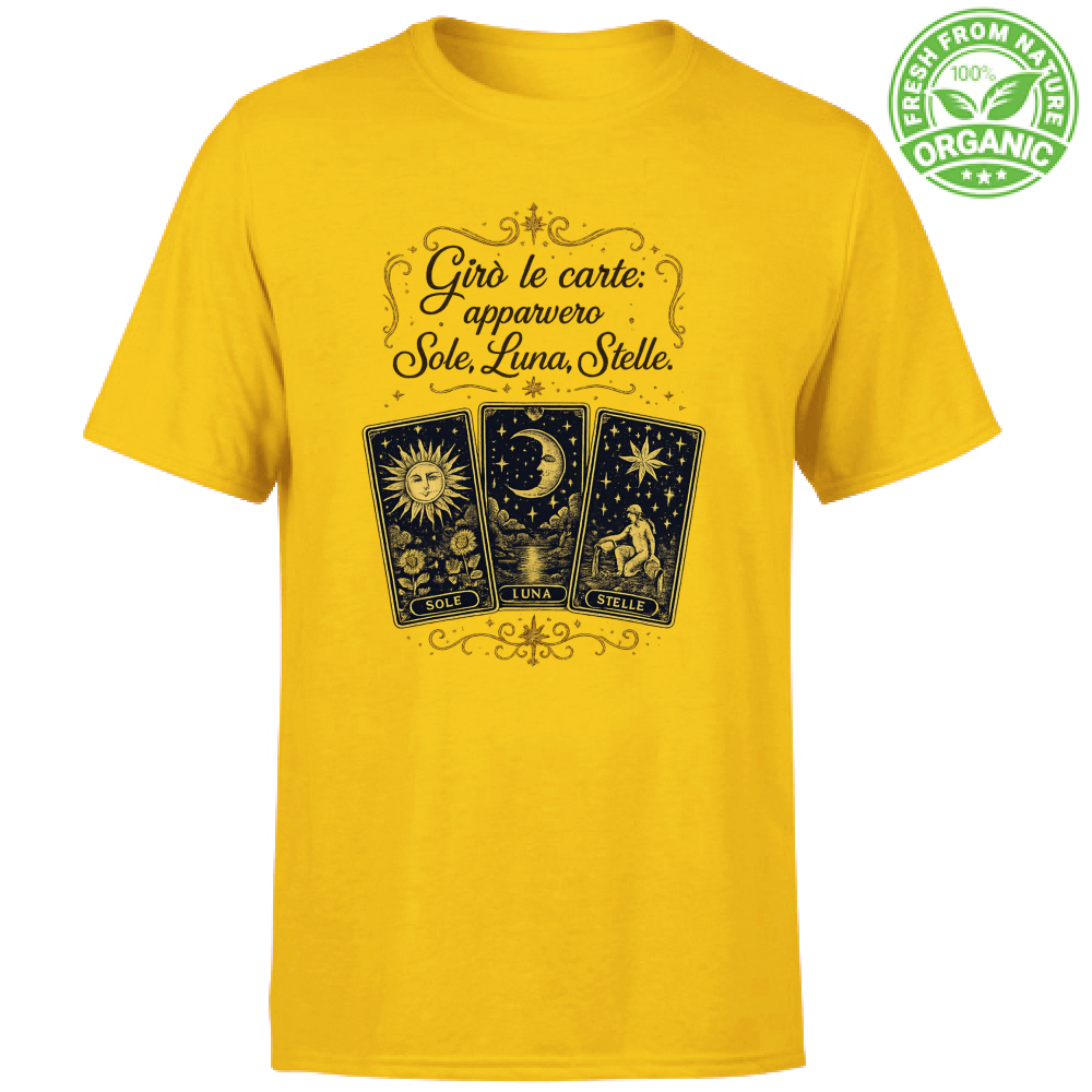 T-Shirt Unisex Organic Girò le carte