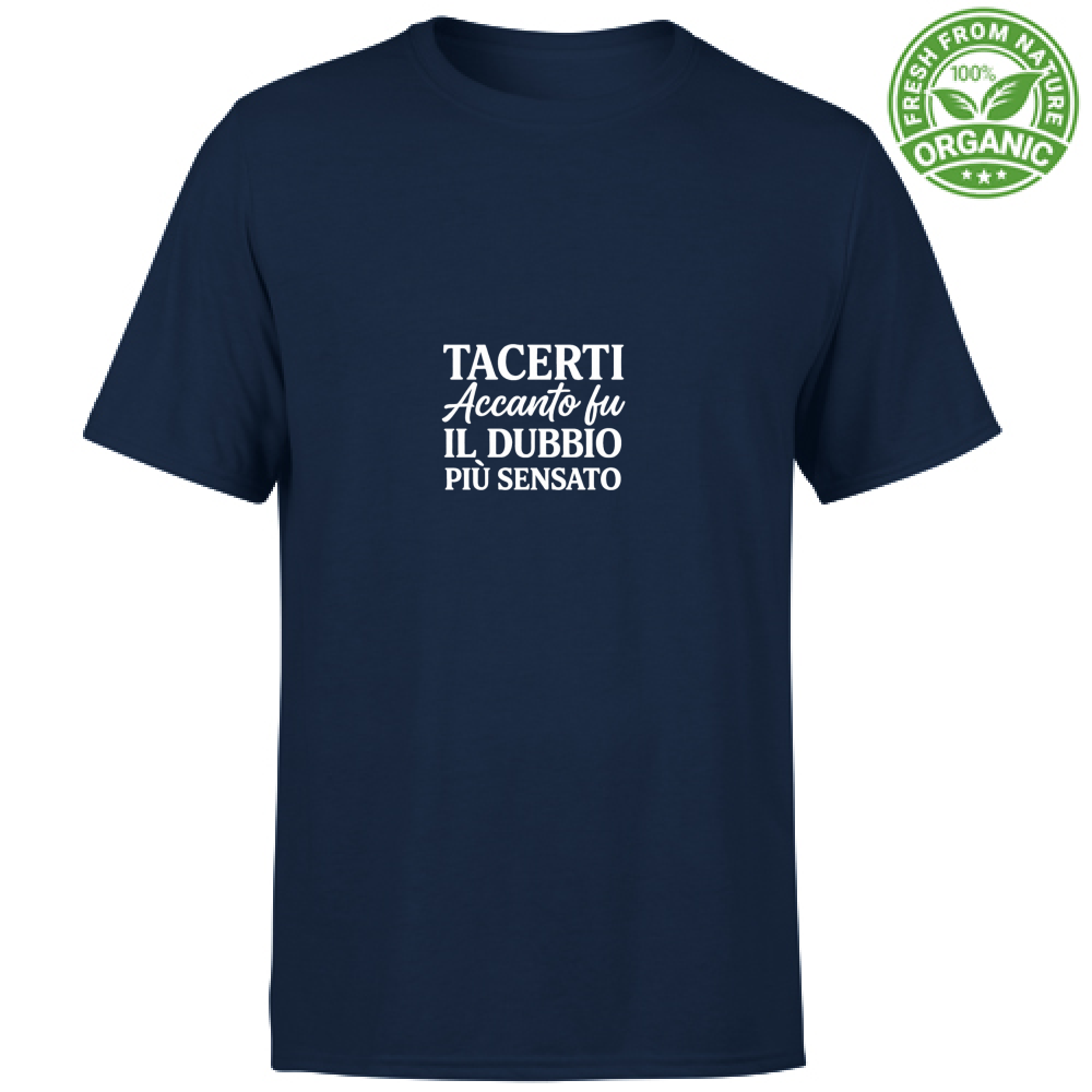 T-Shirt Unisex Organic T-Shirt Unisex Organic Il Dubbio Più Sensato  Ediz
