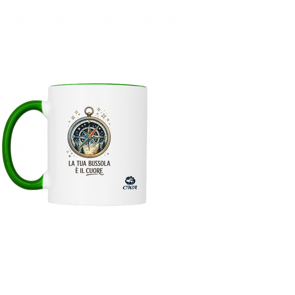 Tazza bicolore "Bussola"