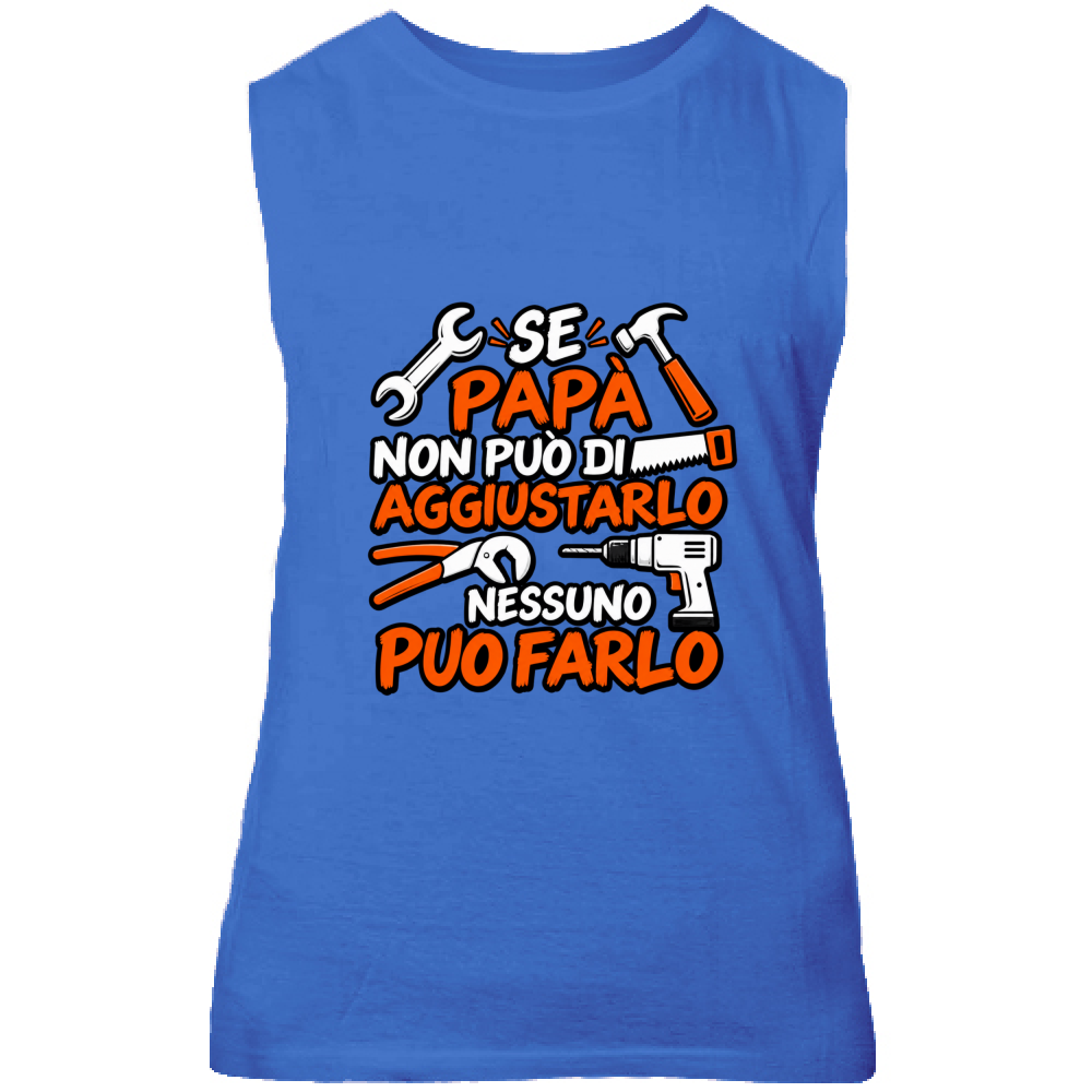 Canotta Unisex Se papà...