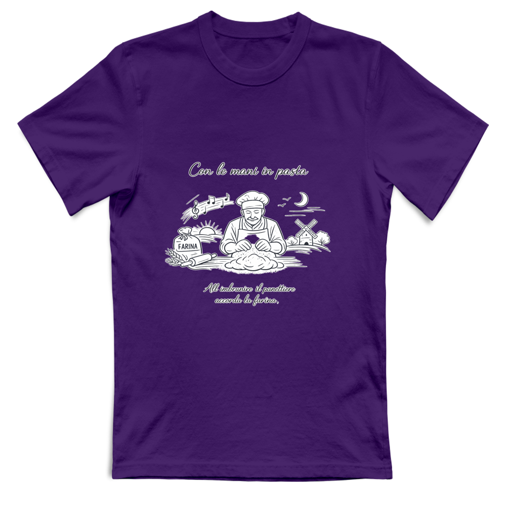 T-Shirt Unisex Con le mani in pasta