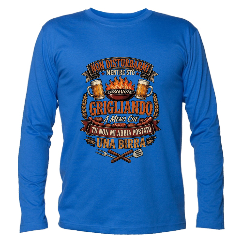 T-Shirt Unisex Manica Lunga Grigliando