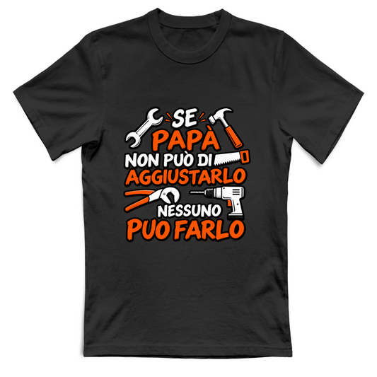 T-Shirt Bambino Se papà...