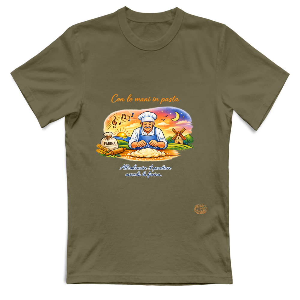 T-Shirt Bambino Con le mani in pasta.