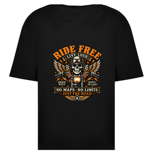 T-Shirt Oversize Ride Free