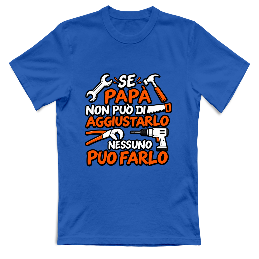 T-Shirt Bambino Se papà...