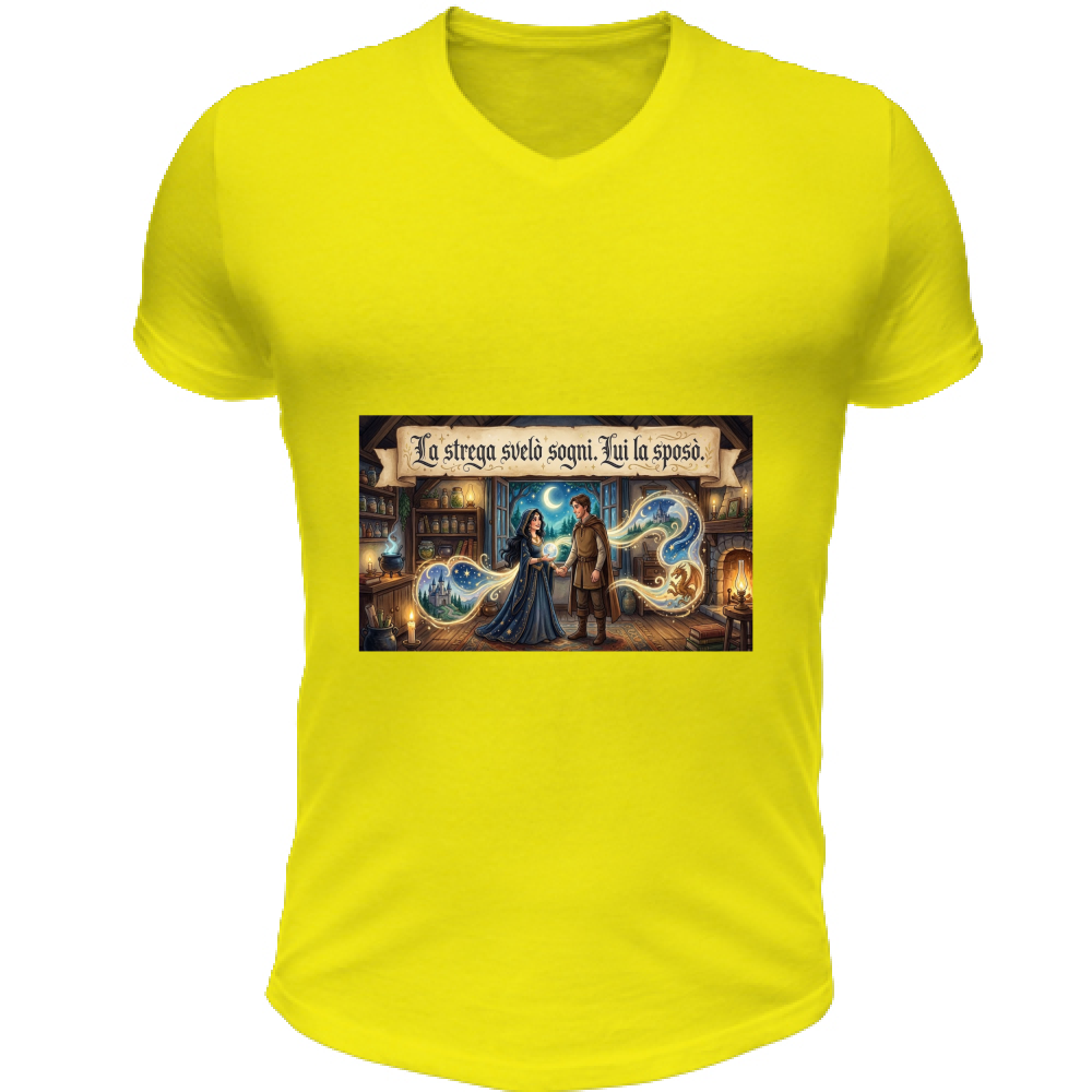 T-Shirt Unisex Scollo V Strega