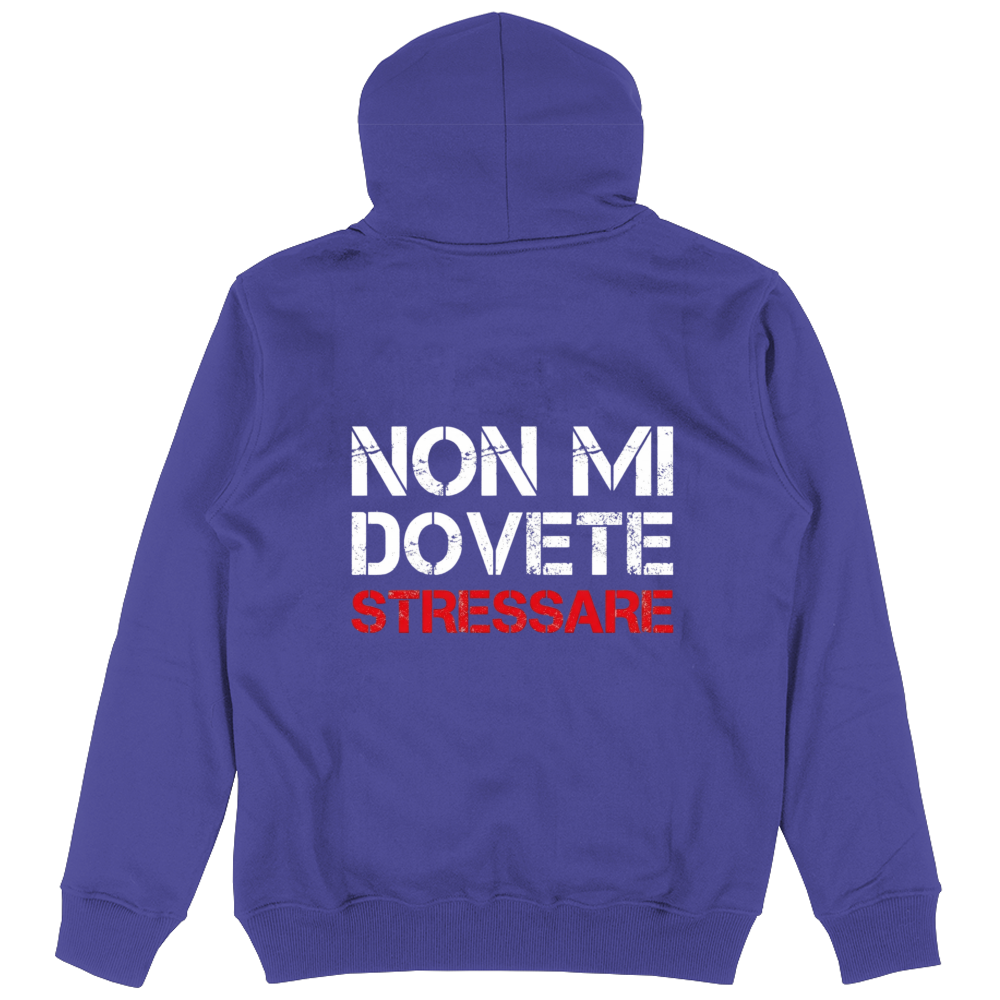 Felpa Unisex con Cappuccio NO STRESS