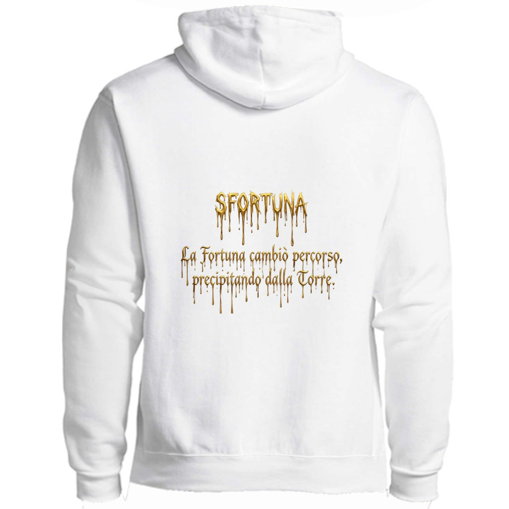 Felpa Premium Cappuccio Zip Sfortuna