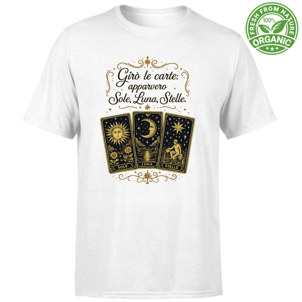 T-Shirt Unisex Organic Girò le carte