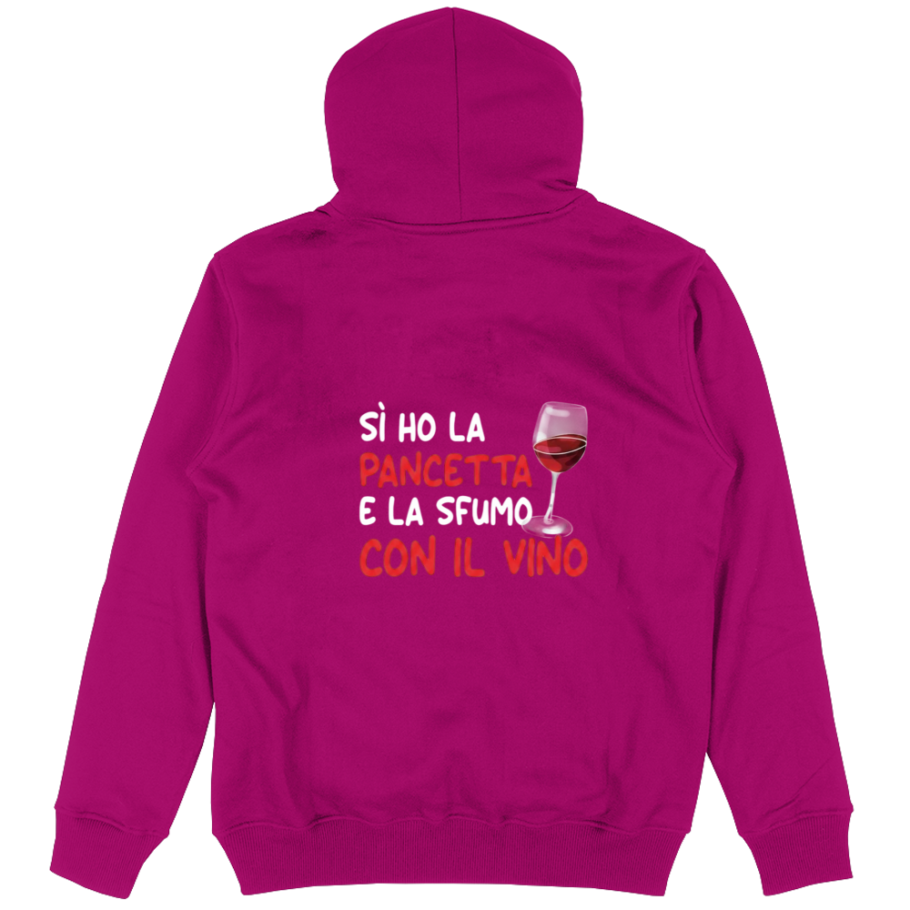 Felpa Unisex con Cappuccio Pancetta 2