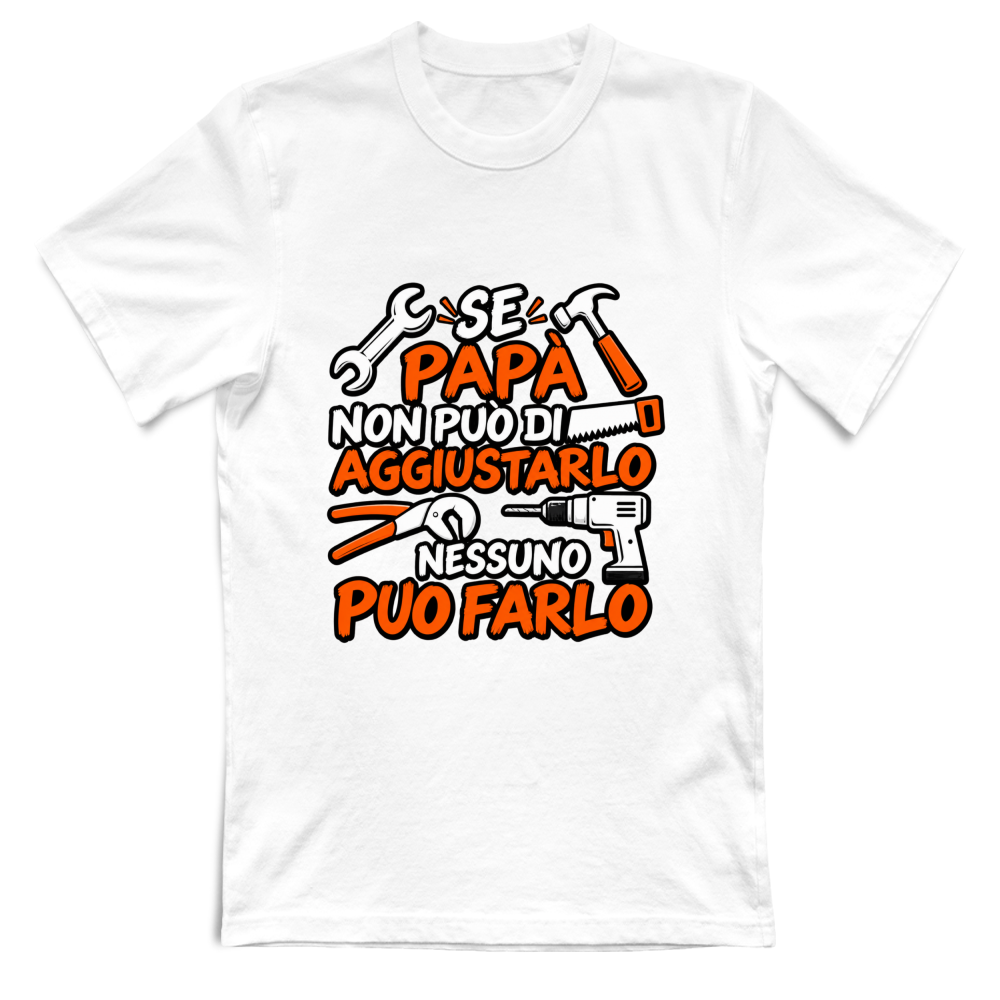 T-Shirt Bambino Se papà...
