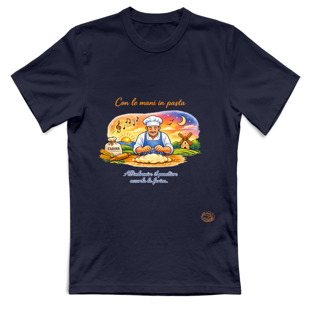 T-Shirt Bambino Con le mani in pasta.