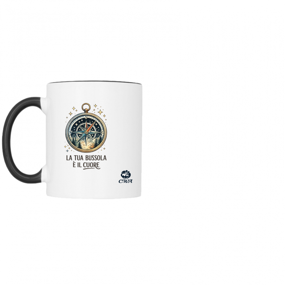 Tazza bicolore "Bussola"