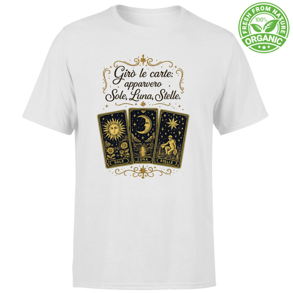 T-Shirt Unisex Organic Girò le carte