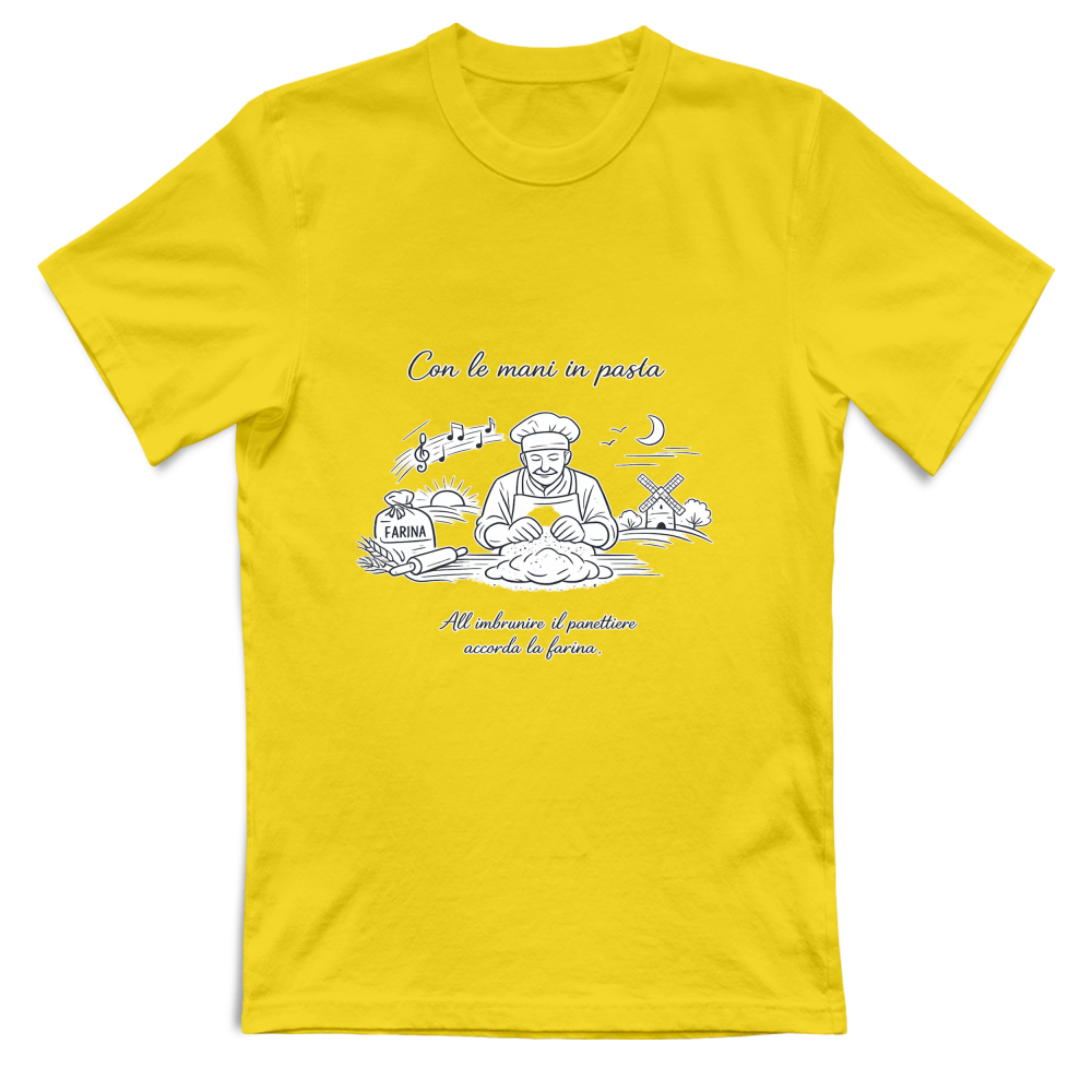 T-Shirt Unisex Con le mani in pasta