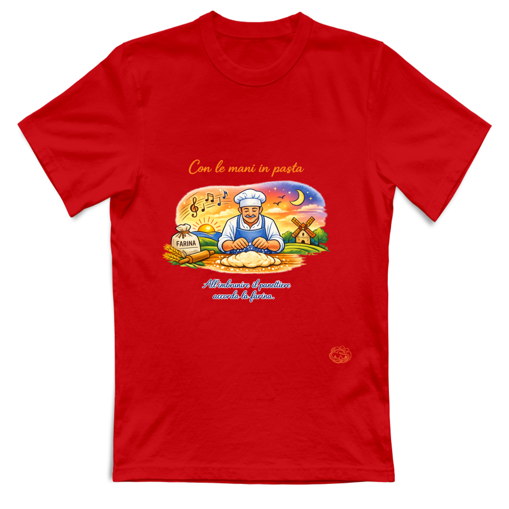 T-Shirt Bambino Con le mani in pasta.