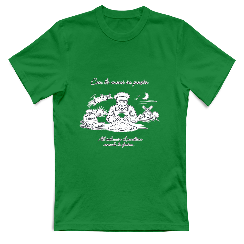 T-Shirt Unisex Con le mani in pasta
