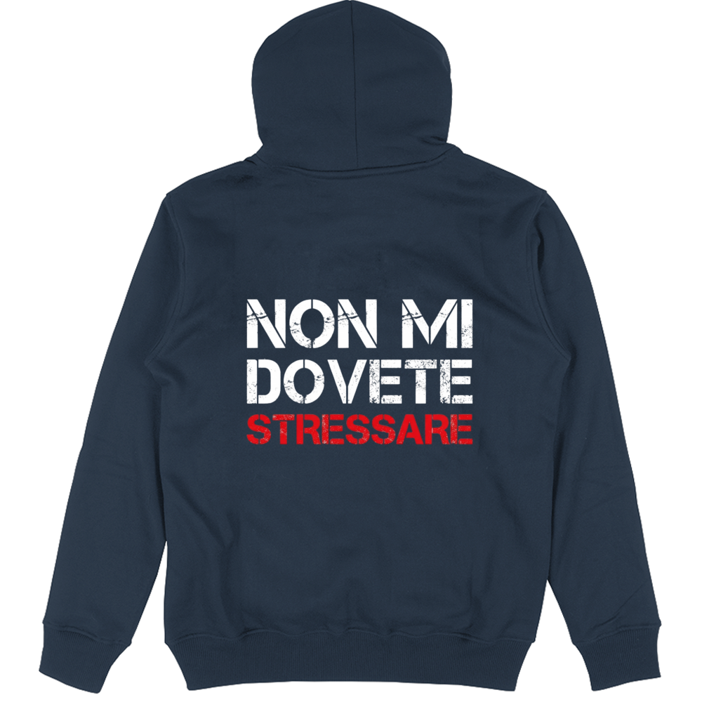 Felpa Unisex con Cappuccio NO STRESS
