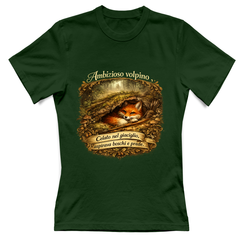 T-Shirt Donna Ambizioso volpino