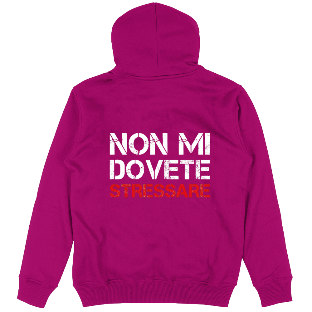 Felpa Unisex con Cappuccio NO STRESS