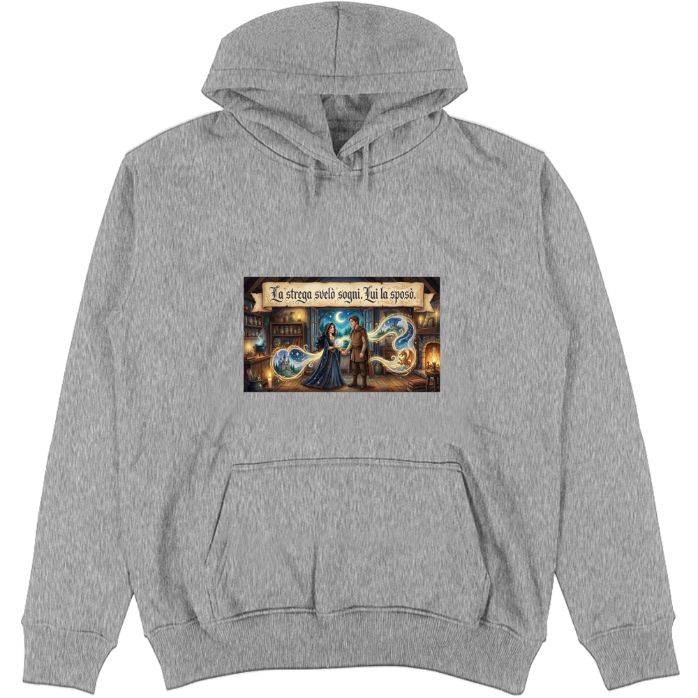 Felpa Unisex con Cappuccio Strega