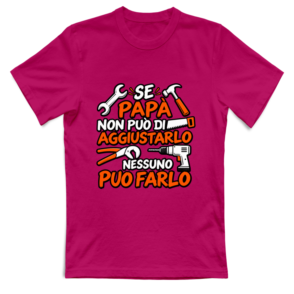 T-Shirt Bambino Se papà...