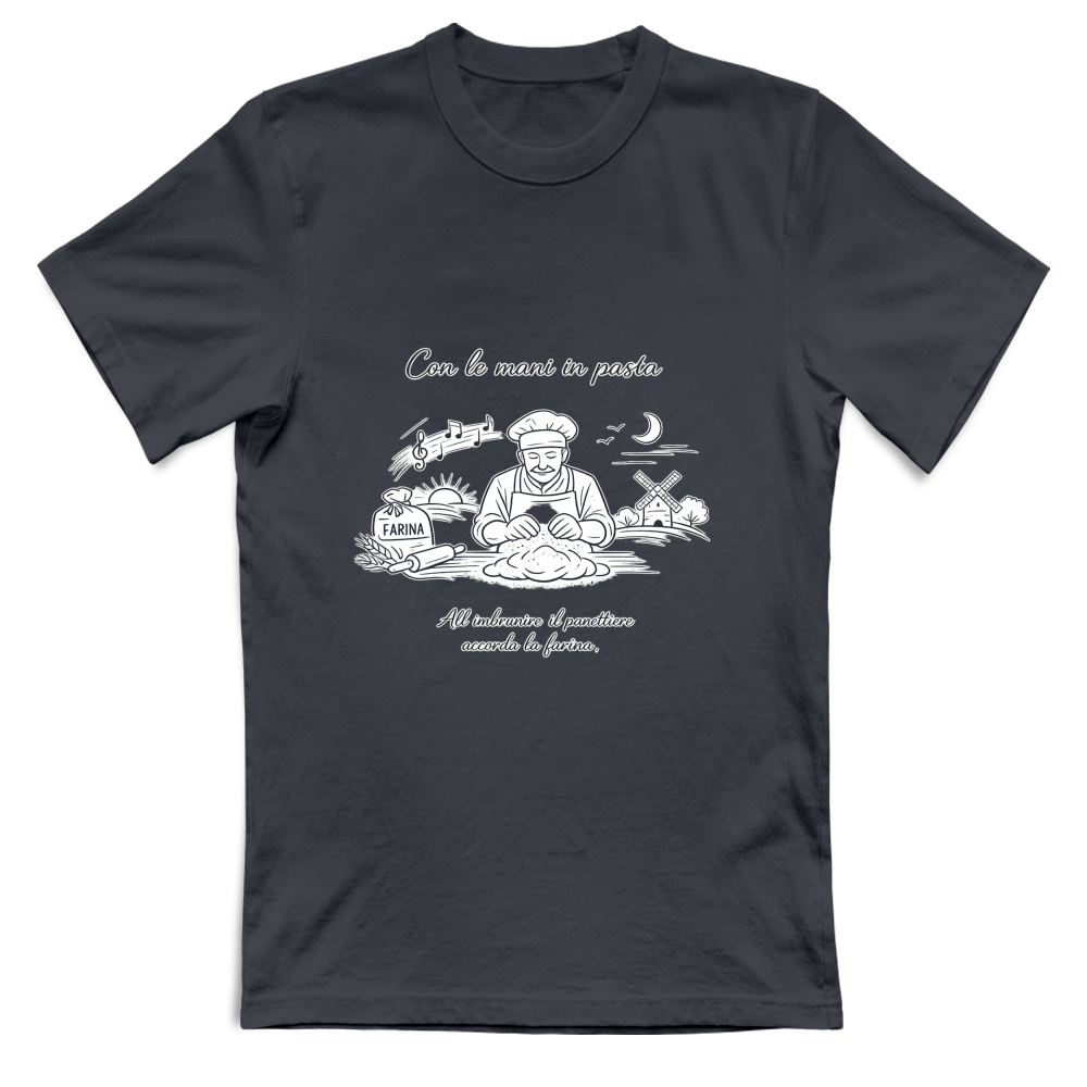 T-Shirt Unisex Con le mani in pasta
