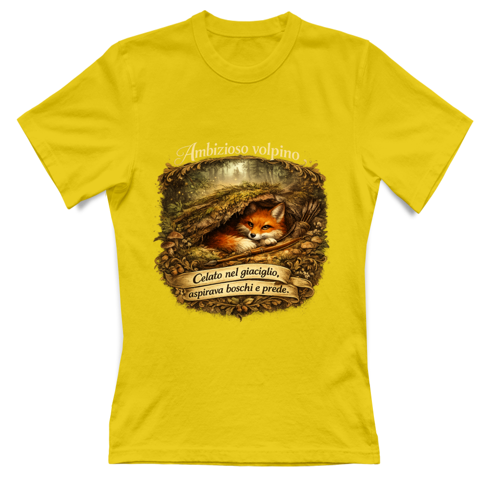 T-Shirt Donna Ambizioso volpino