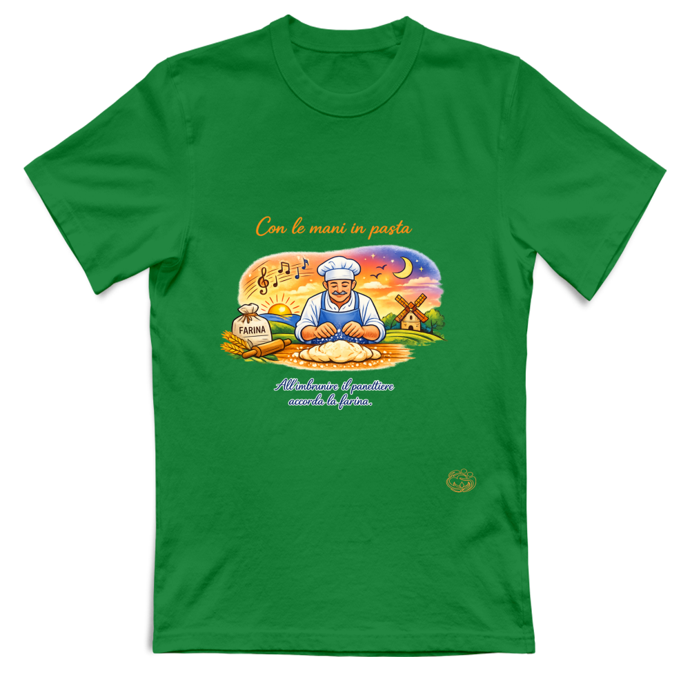 T-Shirt Bambino Con le mani in pasta.