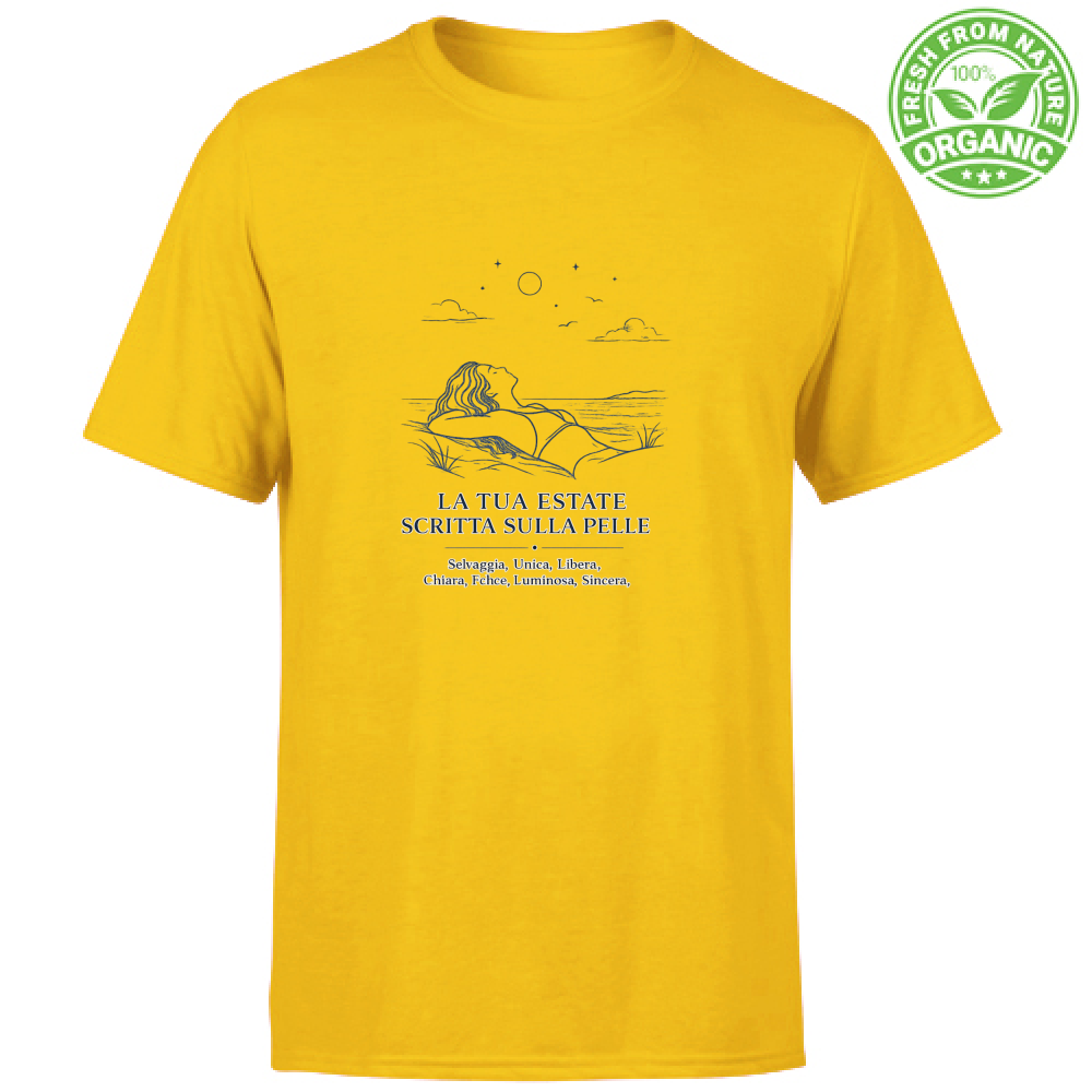 T-Shirt Unisex Organic La tua estate