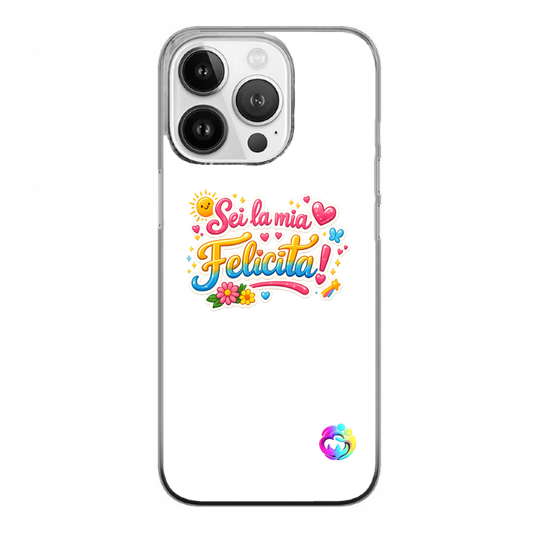 Cover Gomma iPhone 14 Pro "Felicità"