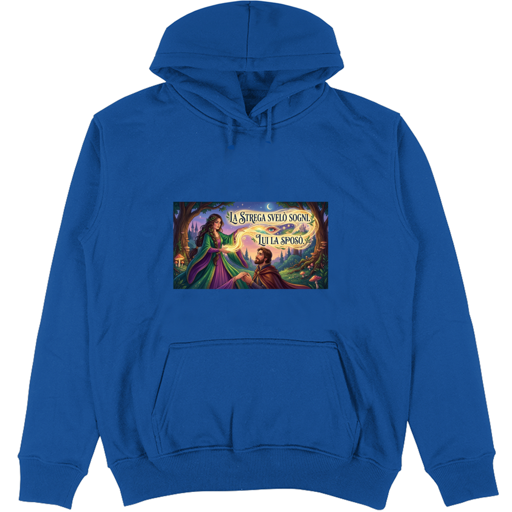 Felpa Unisex con Cappuccio Strega