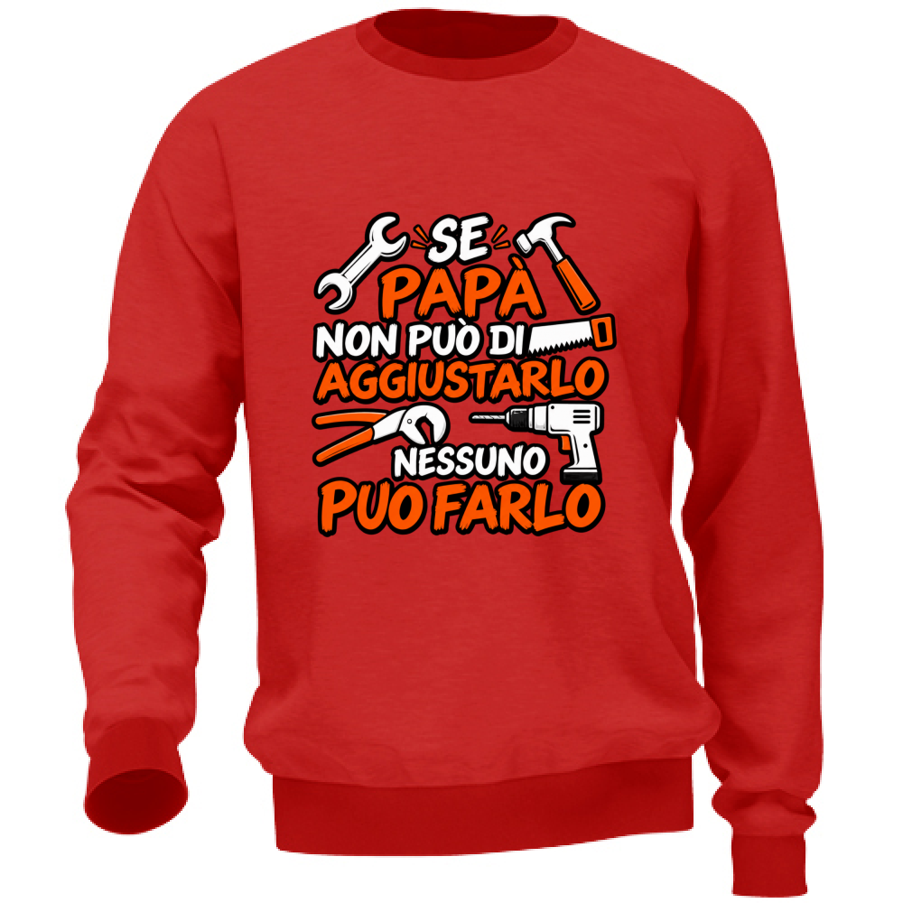 Felpa Unisex Se papà...