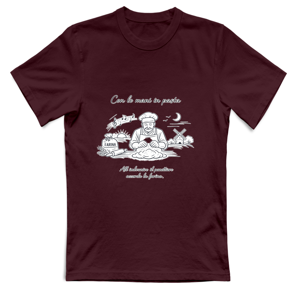 T-Shirt Unisex Con le mani in pasta