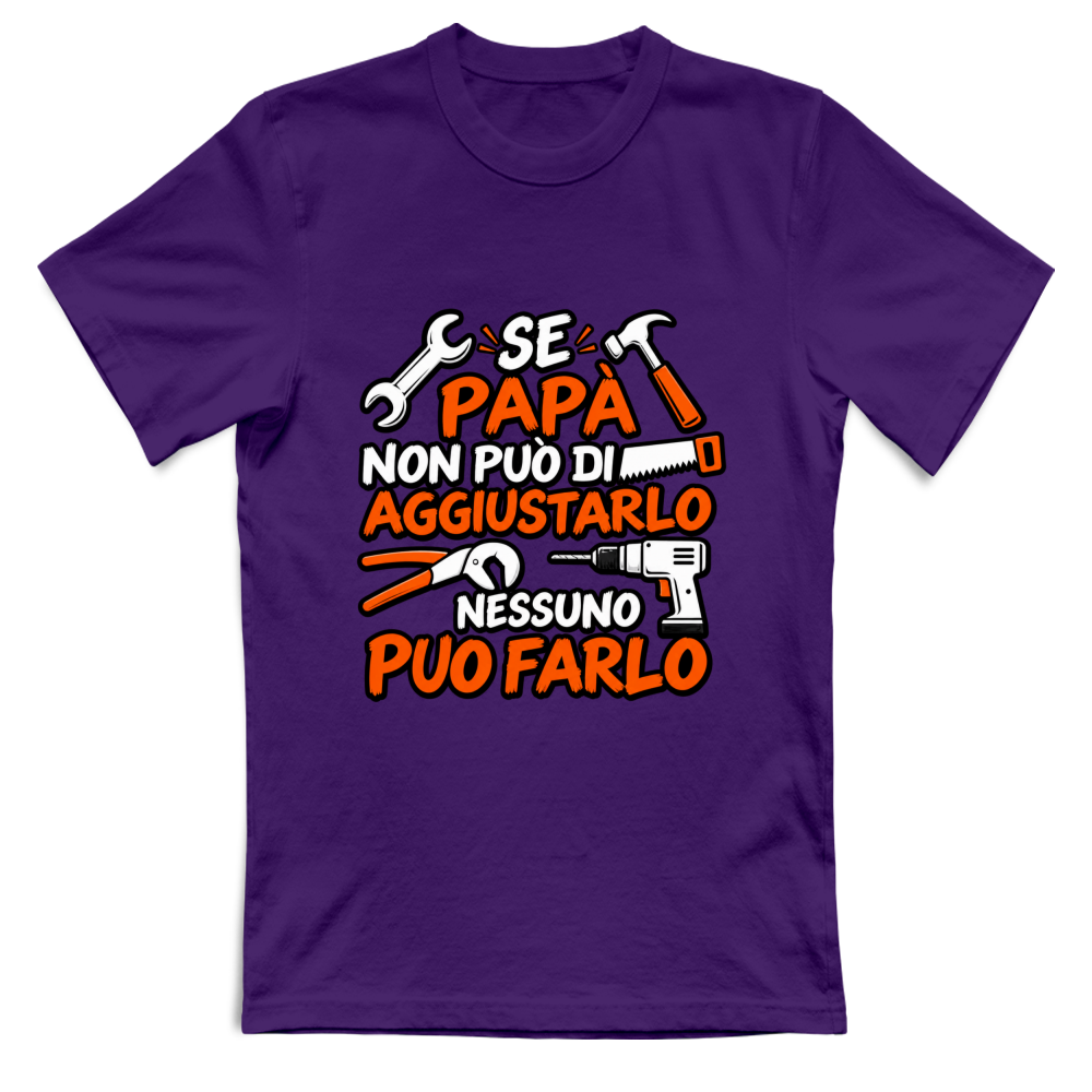 T-Shirt Bambino Se papà...