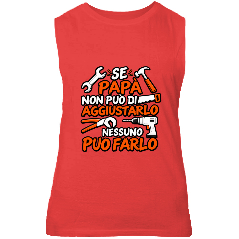 Canotta Unisex Se papà...